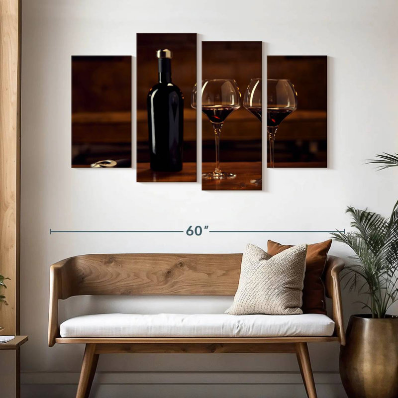 Yarlin Red Wine Drinking, 32" H x 52" W