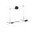 Novel 5 - Light Black LED Kitchen Island Pendant