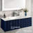 Elitist 48 Wall Mount Vanity With Solid Surface Integrated Sink-74910593