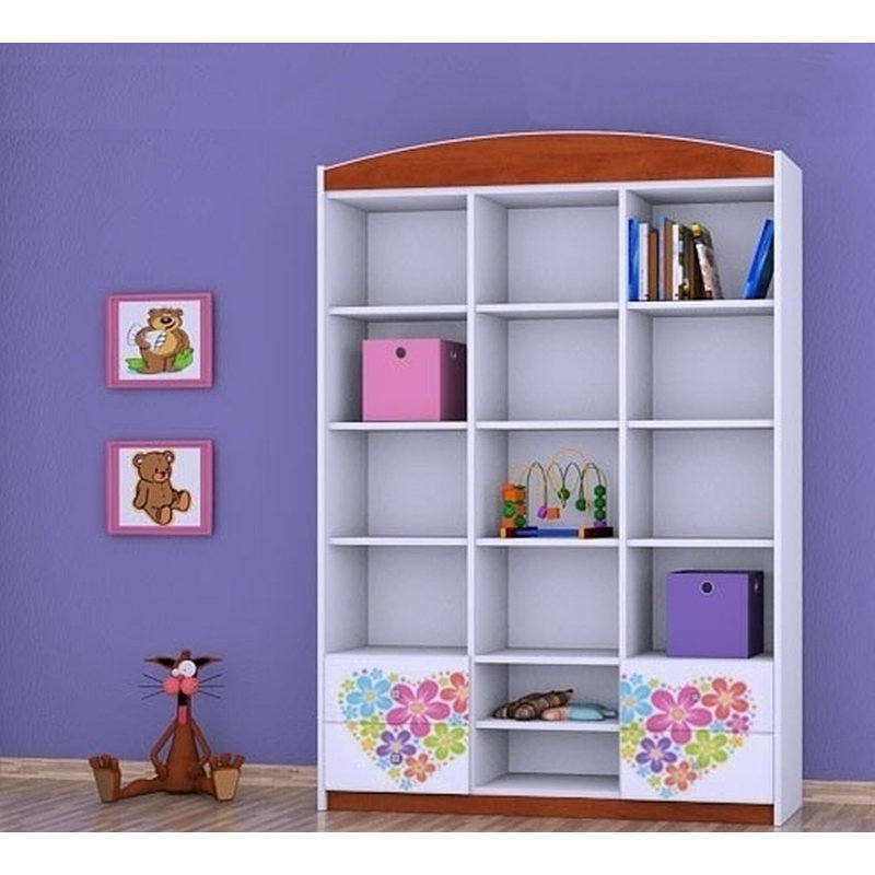 Vance 183cm H X 132cm W Kids Cube, Brown