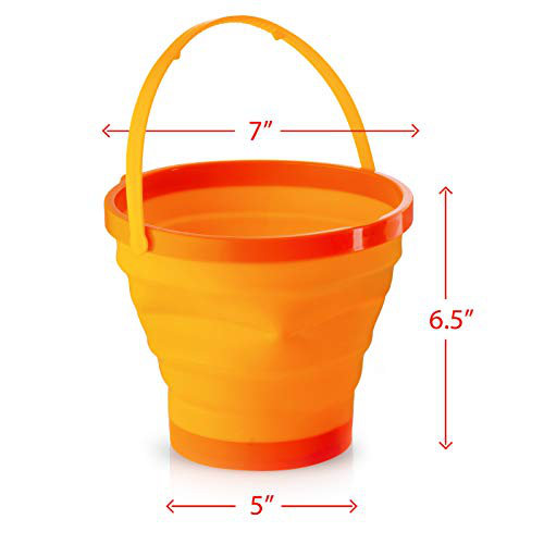 Craftend Collapsible Bucket 10L 26 Gallon Cleaning Bucket Mop Bucket  Folding Foldable Portable Small Plastic Water Supplies For