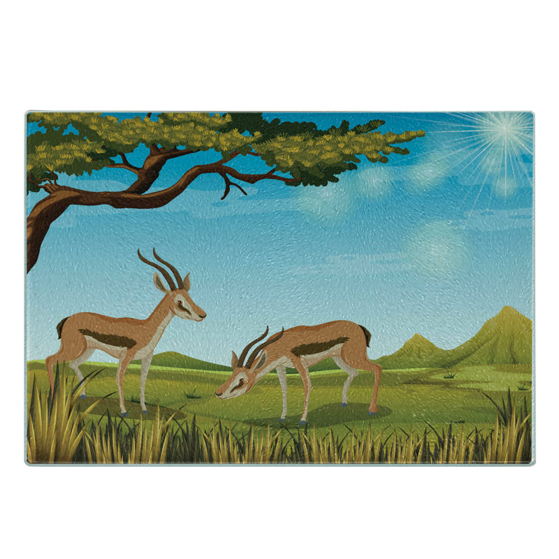 East Urban Home Antelope Cutting Board - Thumbnail 2
