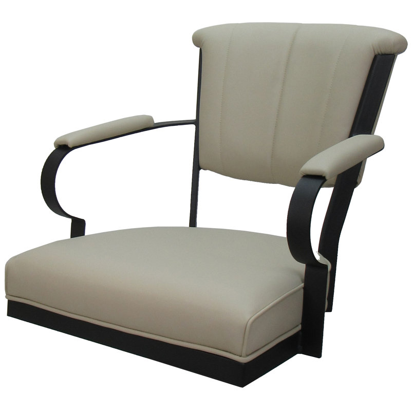 Tabouret très grand Hallah, Noir / beige