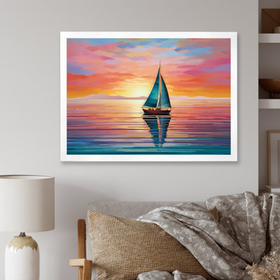 Voilier abstrait Horizon I