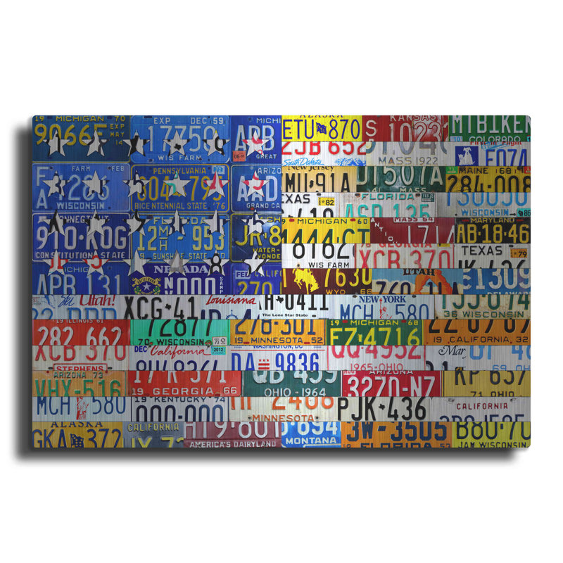 «Scrap Flag» par Design Turnpike, H 16 po x l 24 po