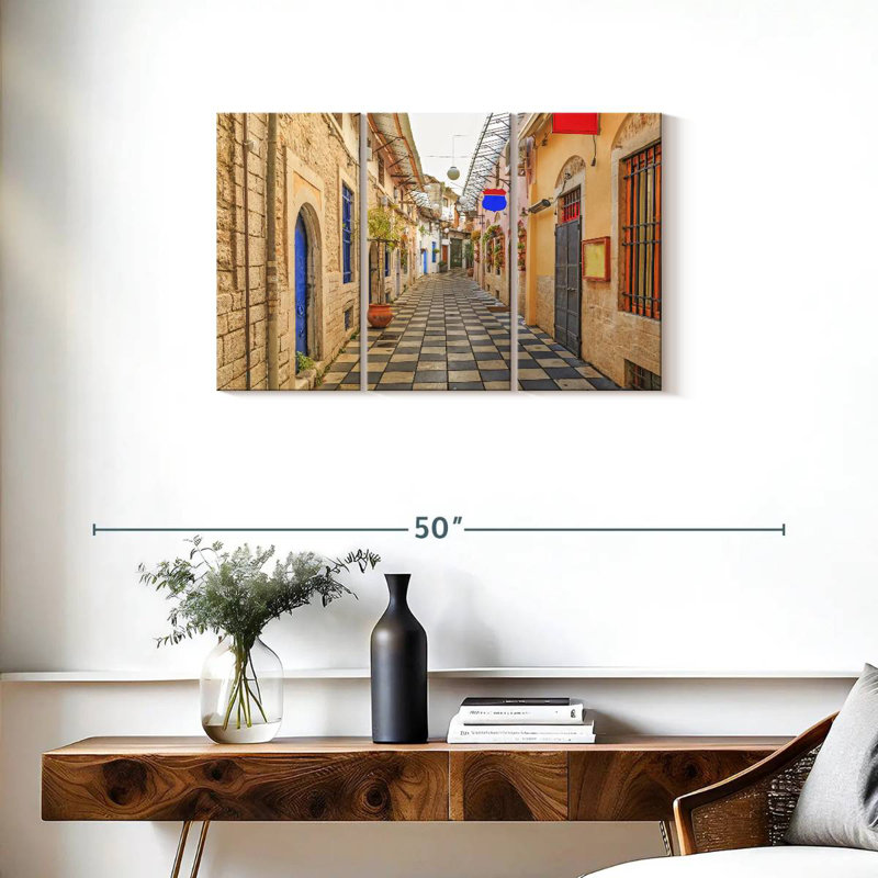 Stoa Liampei Street, 20" H x 33" W