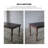 Dark brown Rectangle Solid Wood Dining Tables-2058832368