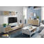 Lift Top Four Leg Coffee Table with Storage