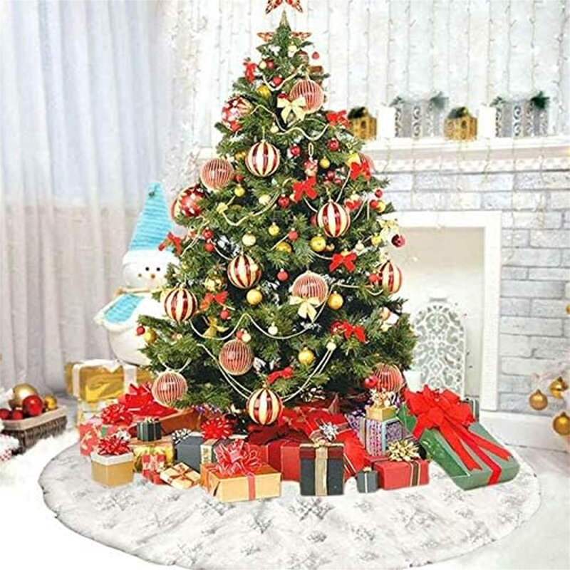 Faux Fur Tree Skirt