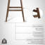 Tabouret de bar pivotant à hauteur de comptoir ou de bar Martinstown-407792346-407792349-407792348