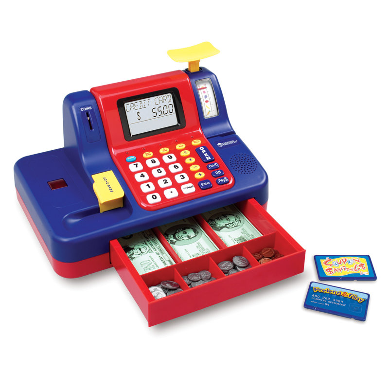 Learning Resources Pretend & Play Teaching Cash Register