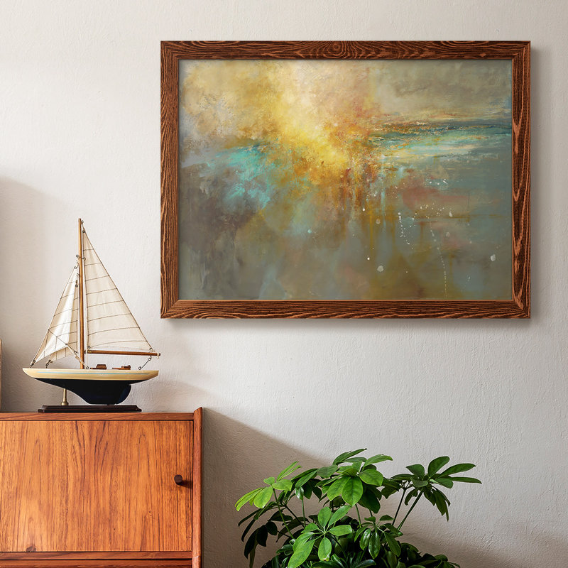 Del Rio - reproduction de cadre flottant sur toile, Érable, H 26 po x l 38 po x P 1,5 po