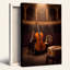 Art mural sur toile Cello and French Horn in Empty-1914356843