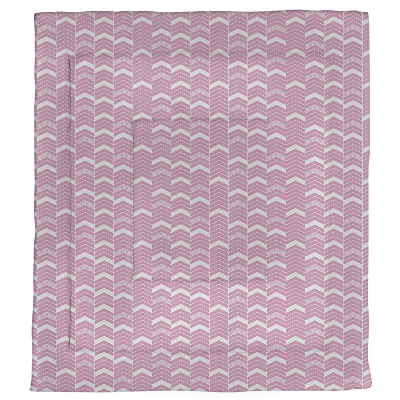 Édredon réversible en microfibre Rhonda Cheval, Édredon simple TG, Rose