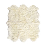 Lalo Sheepskin Area Rug in Cream