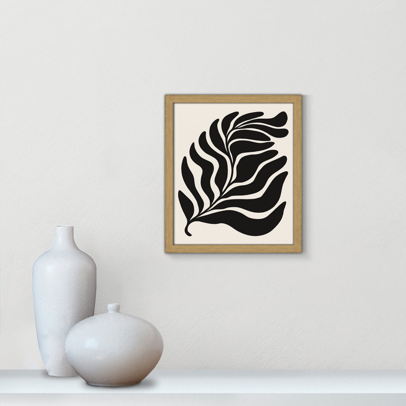 «Flow of Nature Print» par Royle, Grain de bois naturel, L 13 po x H 15 po, Impression encadrée