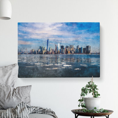 New York Skyline Vol.7 - Wrapped Canvas Print