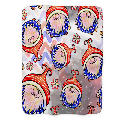Motif Groovy - 1 pièce Sherpa Premium
