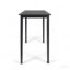 Table de bar rectangulaire d'extérieur en bois d'acacia - Gris foncé-508648904