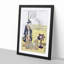 Teenage Boy & Girl by Harunobu Suzuki - Picture Frame Art Print on MDF-55640502-55640501