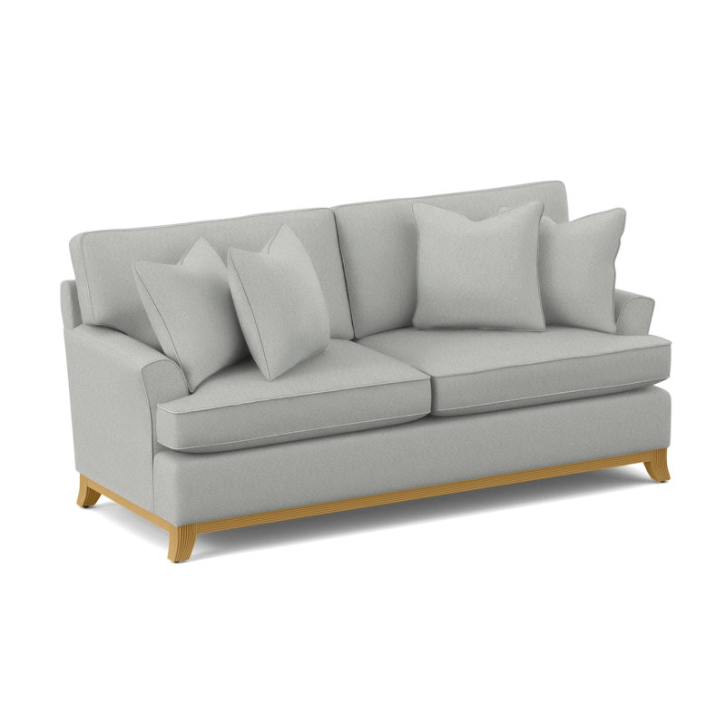 Oaks Way Sofa, Honey Finish, Basic Navy; 0317-61