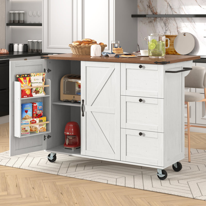 140 Cm Iron Kitchen Island