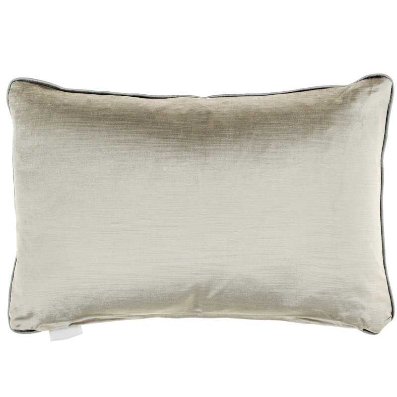 Azima Throw Cushion, Beige/Mustard