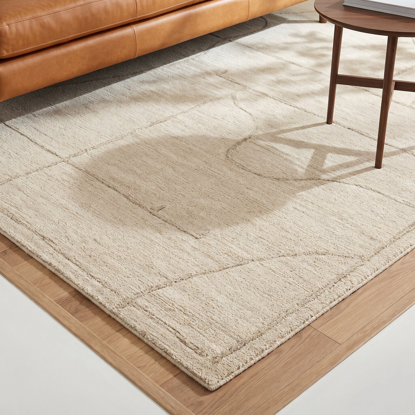 Jeremiah Brent x Loloi Barrow Ivory Taupe Jute Rug, Rectangle 9'3" x 13'