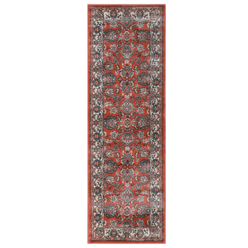 Tapis d'intérieur 100% polypropylène à motif floral traditionnel Superior Collection Elegant