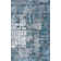 Tapis bleu/gris