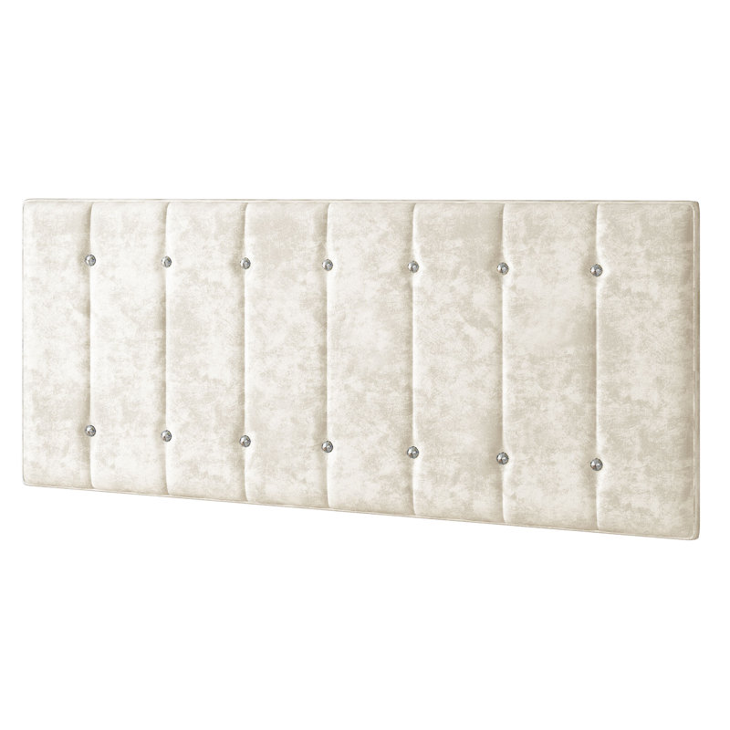 Chih Upholstered Headboard, Cream, Small Double (4')