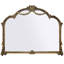 Miroir mural arqué antique avec cadre en métal Baroque-661619687