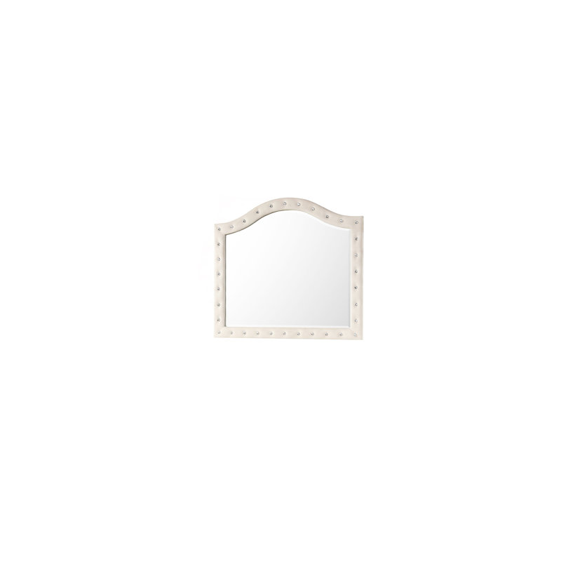  Ensemble de chambre à coucher 4 pièces en crème, Grand lit