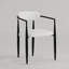 Clivia Fabric Upholstered Back Armchair Dining Chair Set of 2-92730868-92730870