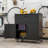 Sturdy and Durable Metal Tool Cabinet for Garage with Wheels - Mobile Heavy-Duty Storage Cabinet with 1 Drawer and 2 Locking Doors, Rolling Tool Storage Cabinet