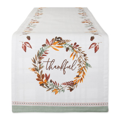 Alcova Plaid 100% Cotton Thanksgiving Table Runner