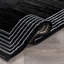 Tapis tissé à motif géométrique noir / ivoire-2115766165
