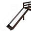 Lit mezzanine simple avec glissade-218115180