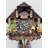  Wooden Cuckoo Clock Cottage With 12 Inch Height Man Chopping Wood Hourly Actio