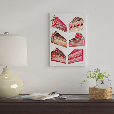 " Cake Slices, Original " by Cat Coquillette