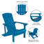 Commercial All-Weather Adirondack Chair in Faux Wood-863079737