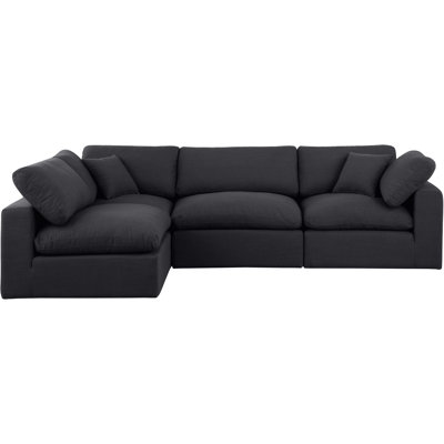 Canapé modulaire 4 pièces rembourré