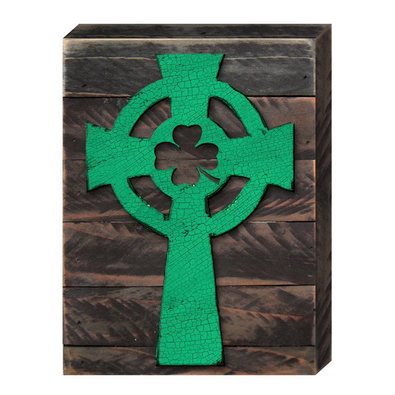 Handmade Traditional Religious & Spiritual Wall Decor on Wood, 8" H x 6" W x 1.5" D