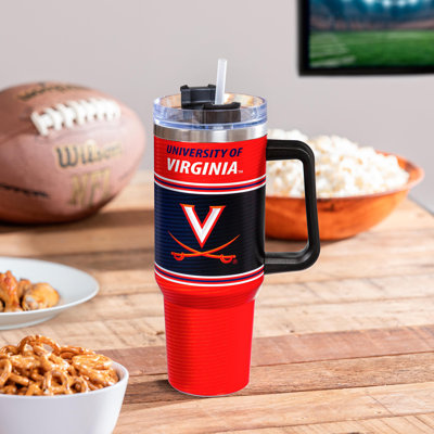 40 oz. NCAA Vacuum Insulated Stainless Steel Travel Tumbler with Straw