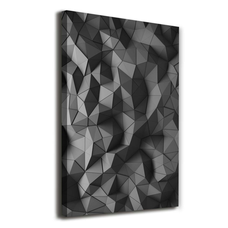 Abstract 3D Background - Wrapped Canvas Print