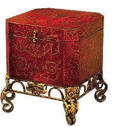 Commode décorative soleil