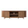 Dragelin Modern Reeded TV Stand with Open Storage
