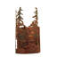 Tall 1 - Light Flush Mounted Sconce