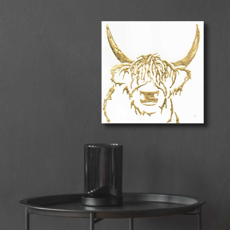 «Gilded Highlander I» par Chris Paschke, H 12 po x l 12 po x P 0,13 po