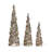 3-Piece Lighted Cone Tree Set